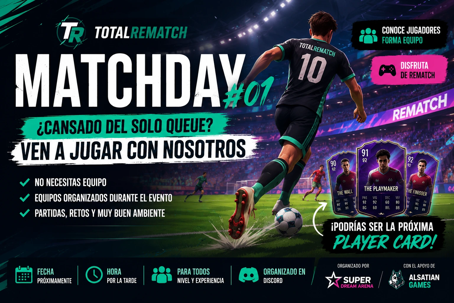 Cartel de TotalRematch Matchday #01