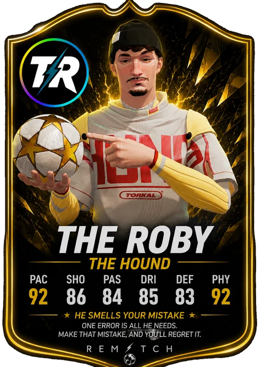 Carta de jugador de Roby